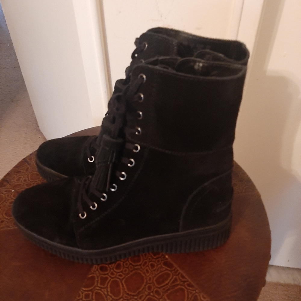 Black franco sarto boots